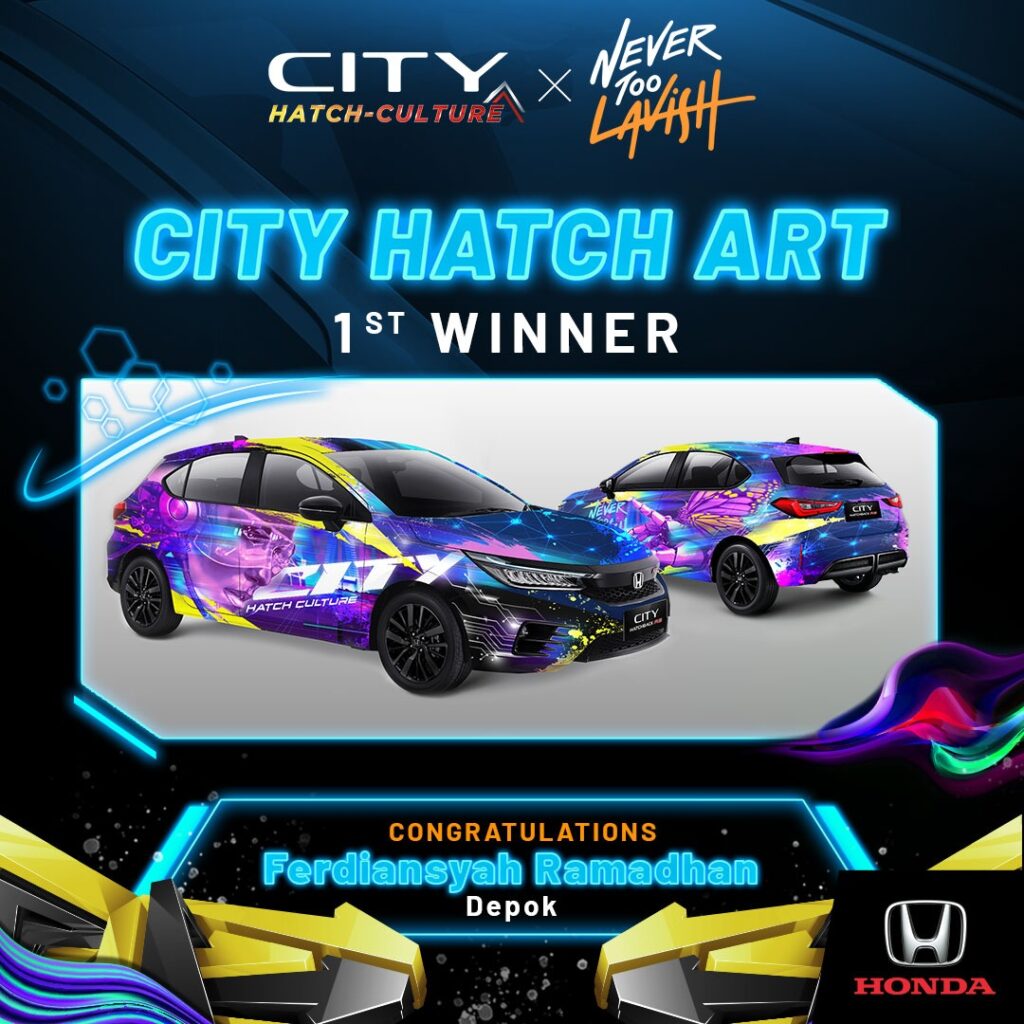 Ini Tiga Pemenang Kompetisi Honda City Hatch Art 2021