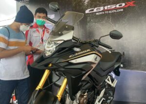 Baru Diluncurkan, Honda CB150X Sudah Mejeng di Sirkuit Mandalika