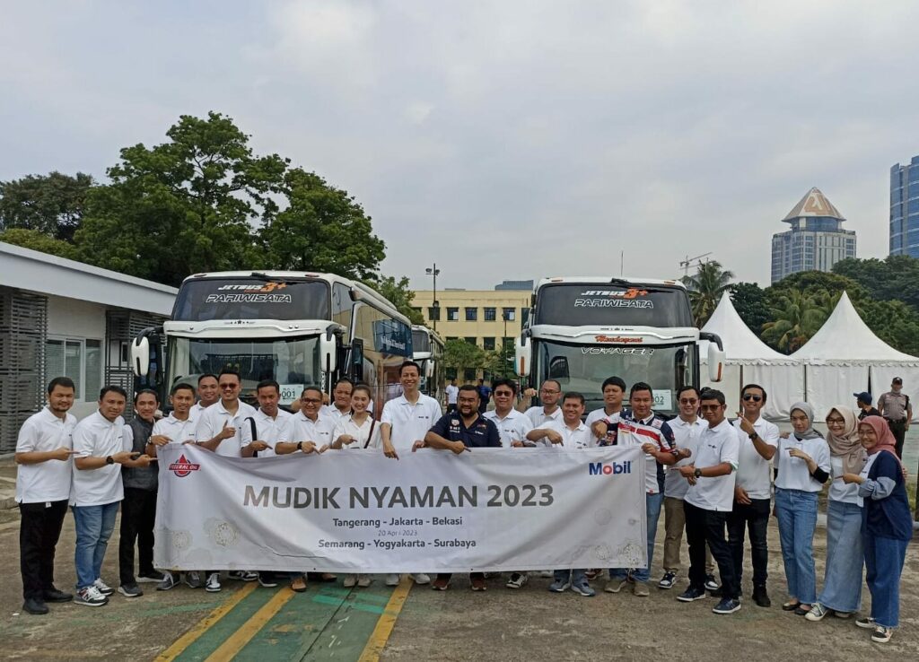 PT ExxonMobil Lubricants Indonesia Kembali Gelar Mudik Nyaman, 200 Mekanik dan Keluarga Diberangkatkan