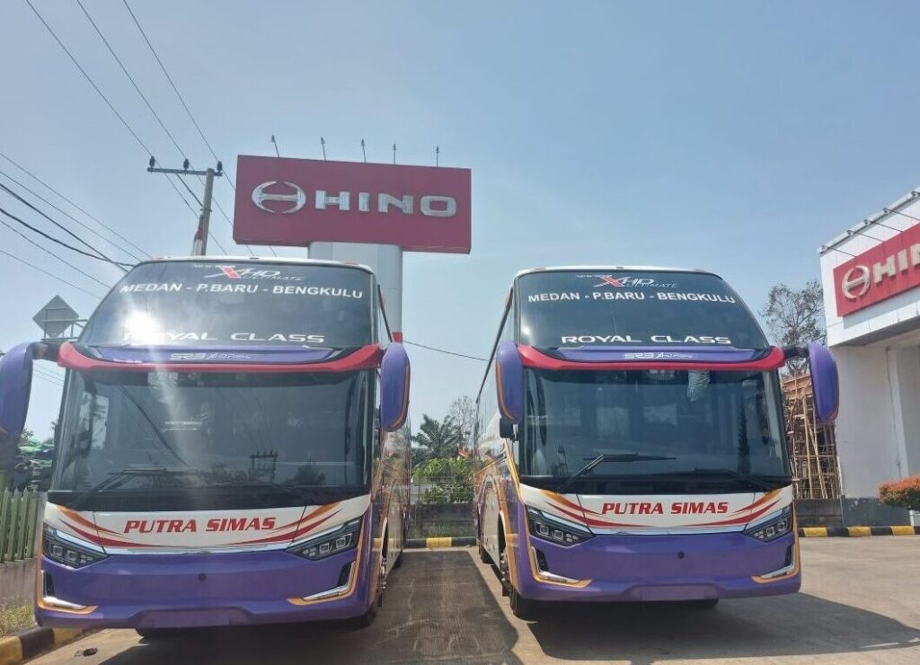 PO Putra Simas Pakai Armada Hino RM 280 ABS untuk Rute Medan -Bengkulu