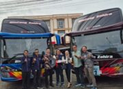 Hino Serahkan Dua Unit Bus RM 280 ABS ke PO Bintang Zahira Sulsel, Ini Kelebihannya